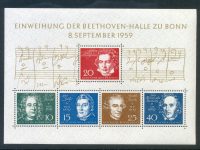 Bund Block 02 Beethoven-Halle postfrisch