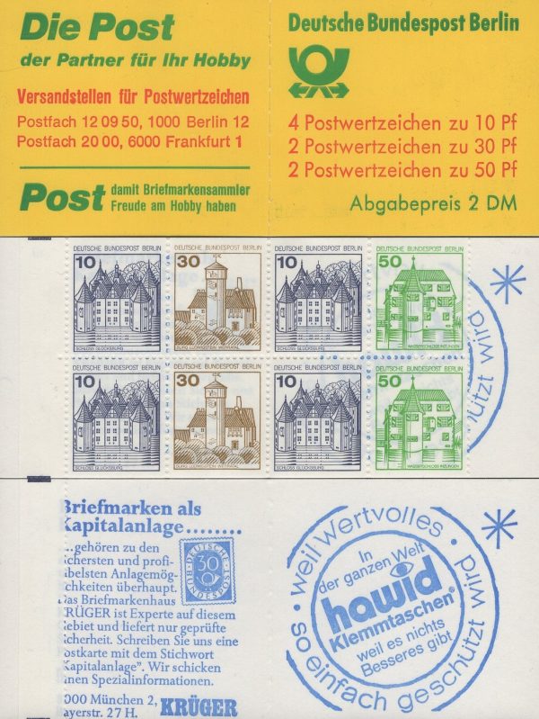 Berlin MH 11a oZ Burgen und Schlösser 1980