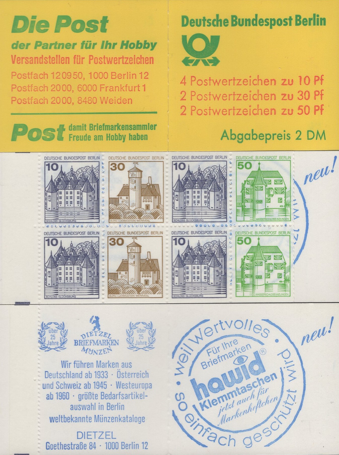 Berlin MH 11f oZ Burgen und Schlösser 1980