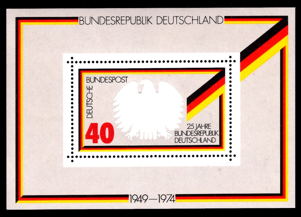 Bund Block 010 25 Jahre Bundesrepublik postfrisch