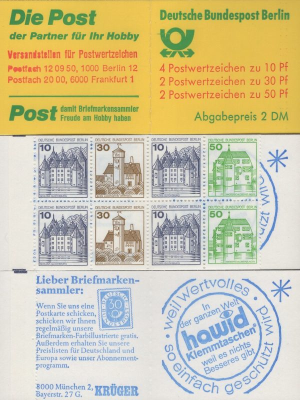 MH 11 b oZ Burgen und Schlösser 1980