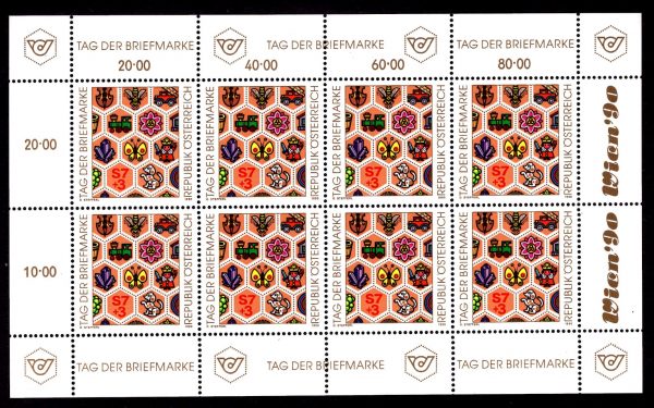Österr KLBG Tag der Briefmarke 1990 Michel-Nr 1990