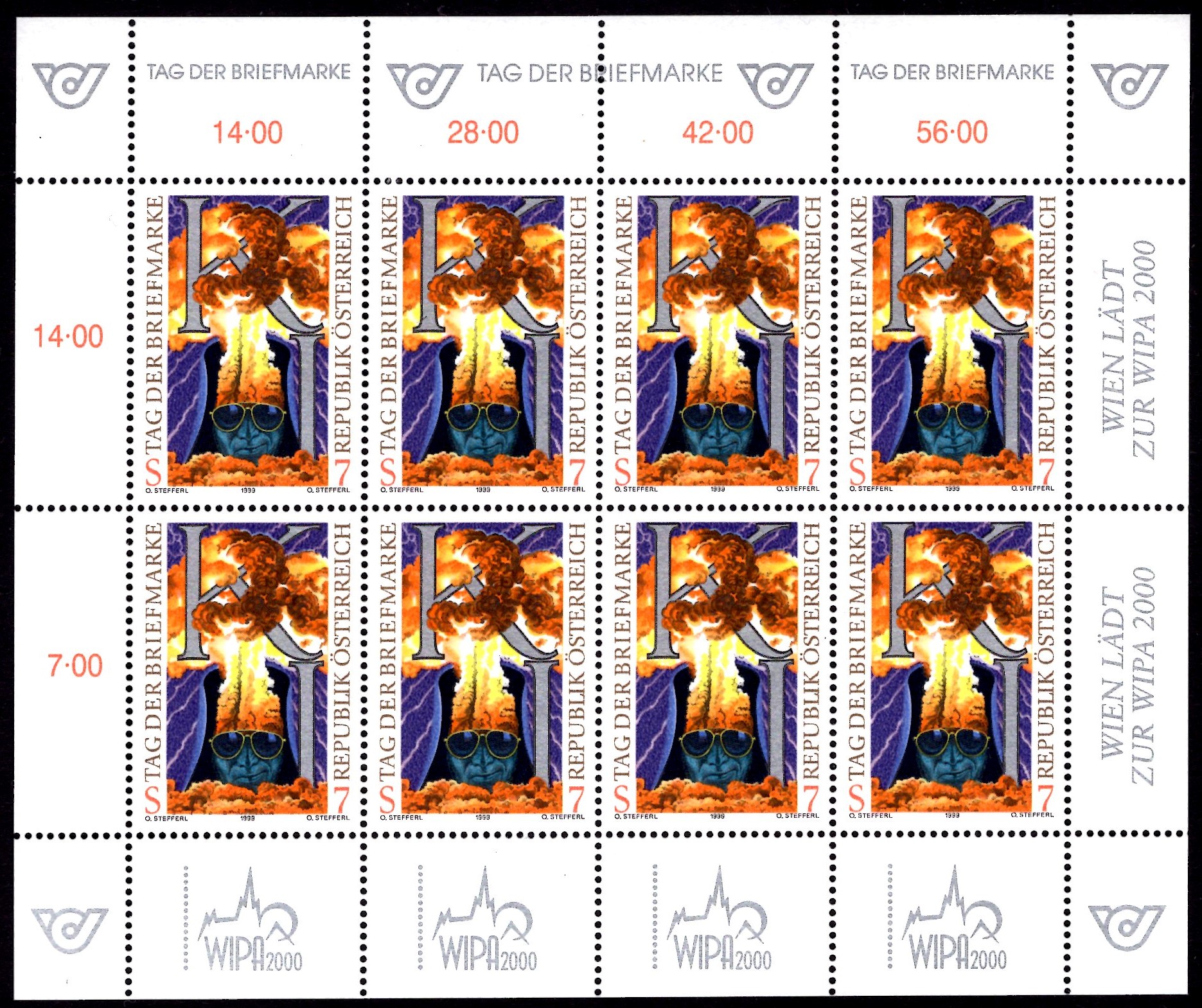 Österr KLBG Tag der Briefmarke 1999 Michel-Nr 2289