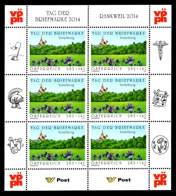 Österr KLBG Tag der Briefmarke 2014 Michel-Nr 3158