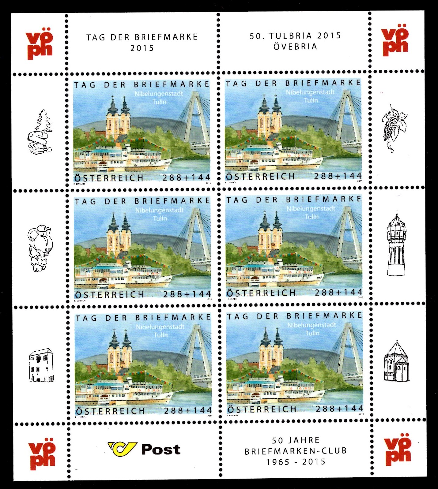 Österr KLBG Tag der Briefmarke 2015 Michel-Nr 3218