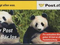 Österreich - Block 018 - postfrisch - Panda Forschung Spendenkarte