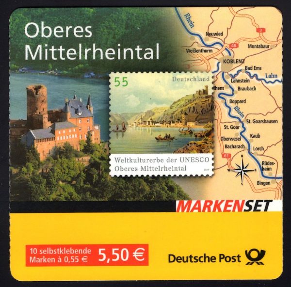 MH 063bb gelb Oberes Mittelrheintal Braubach