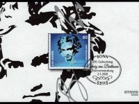 Bund - Block 085 - gestempelt - 250.Geburtstag Beethoven
