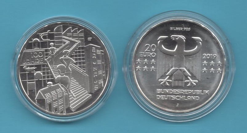2019-02-20€-925er Silber- 100 Jahre Bauhaus