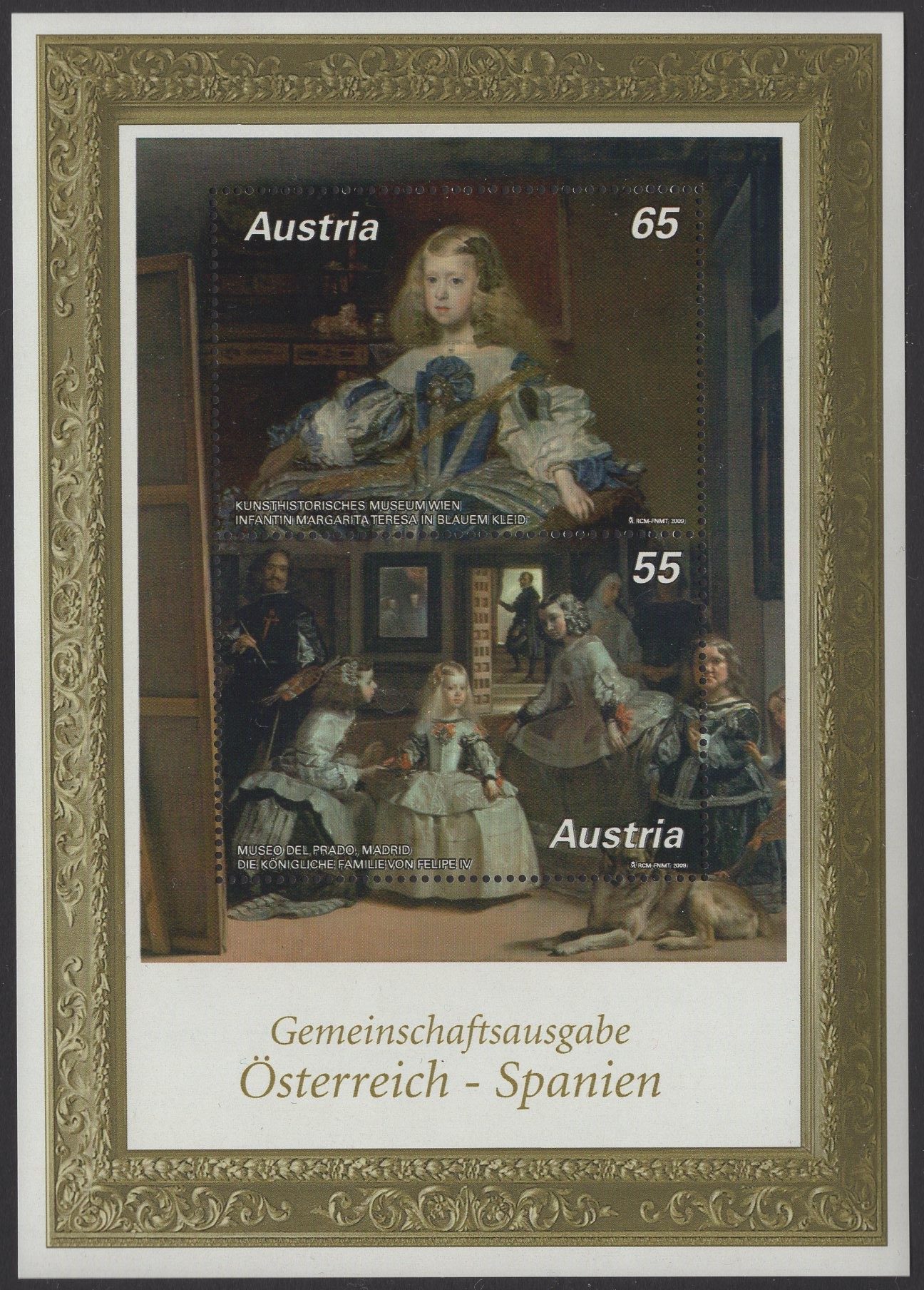 Österreich - Block 056 - postfrisch - 410 Jahre Velasquez