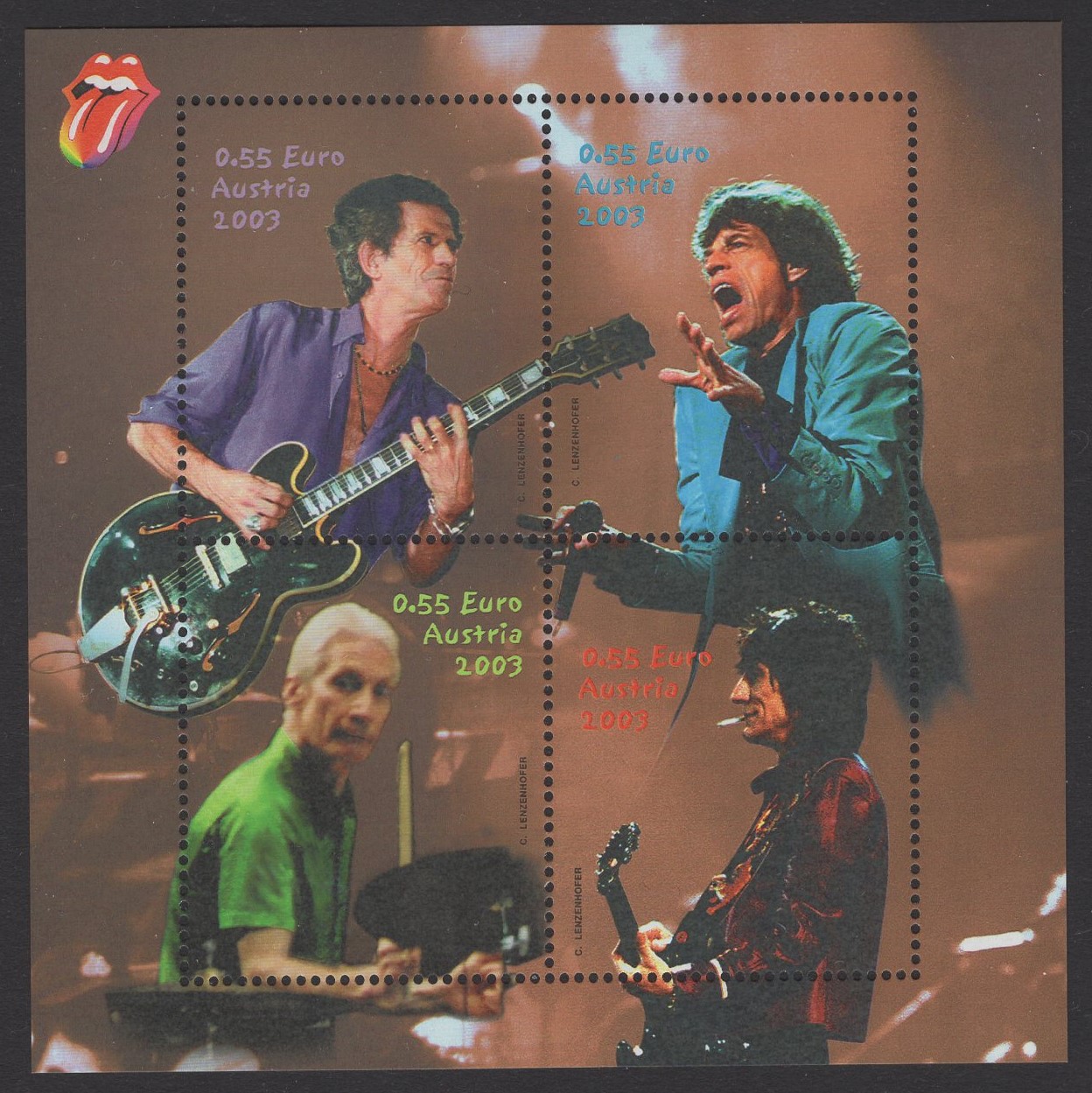 Österreich - Block 021 - postfrisch - The Rolling Stones