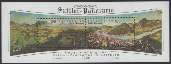 Österreich - Block 031 - postfrisch - Sattler-Panorama