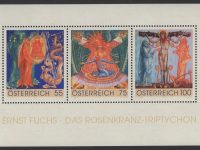 Österreich - Block 054 - postfrisch - Rosenkranz-Triptychon