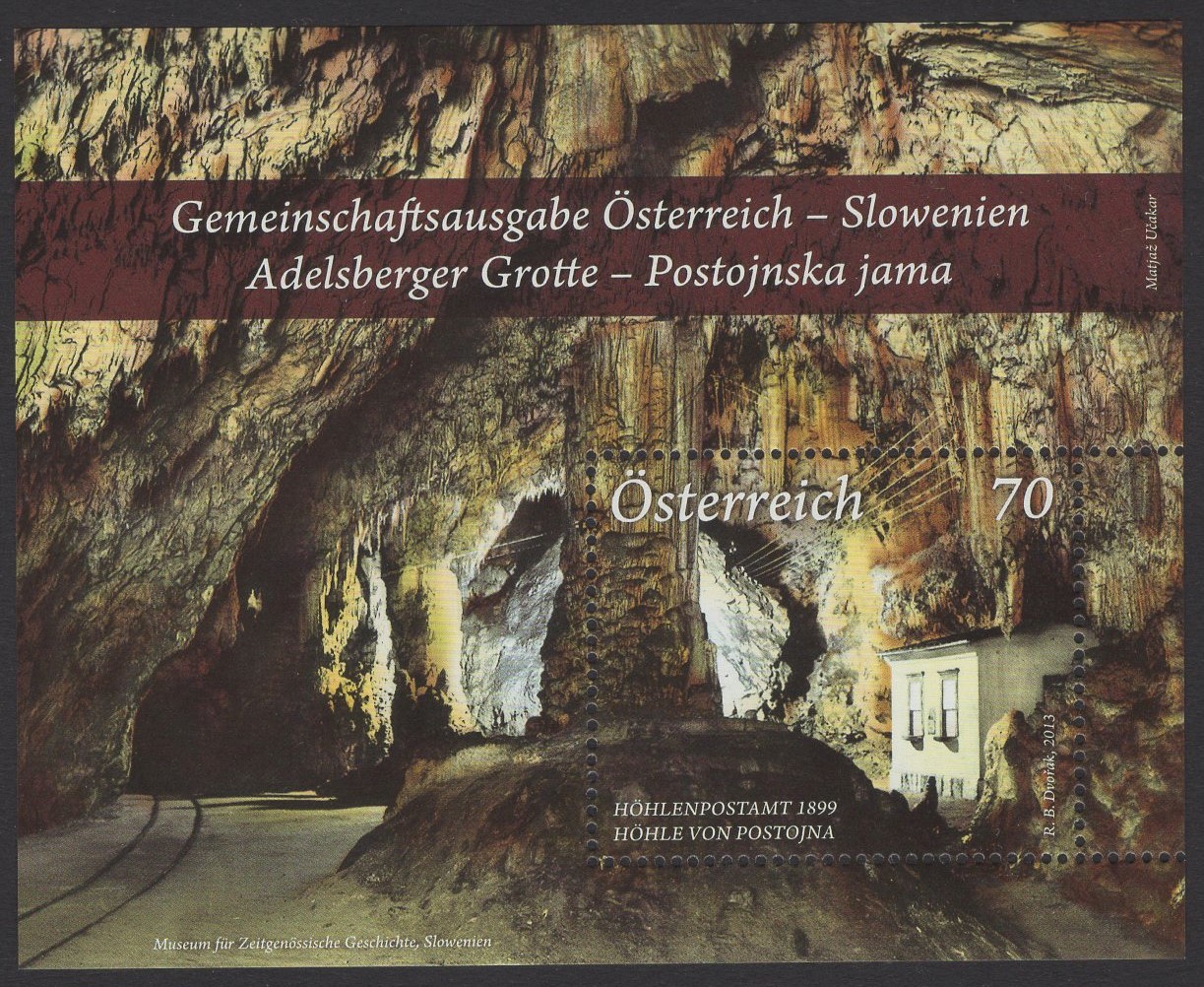 Österreich - Block 073 - postfrisch - Adelsberger Grotte