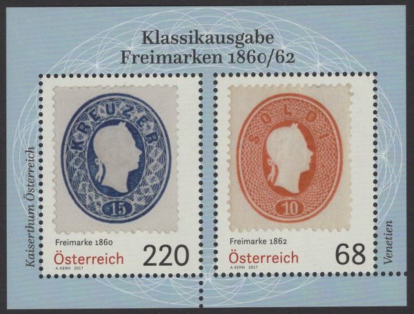 Österreich - Block 094 - postfrisch - Klassikausgabe Freimarken