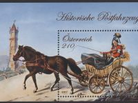 Österreich - Block 096 - postfrisch - Historische Postfahrzeuge