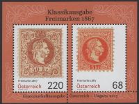 Österreich - Block 097 - postfrisch - Klassik Freimarken