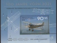 Österreich - Block 102 - postfrisch - 100 Jahre Flugpost