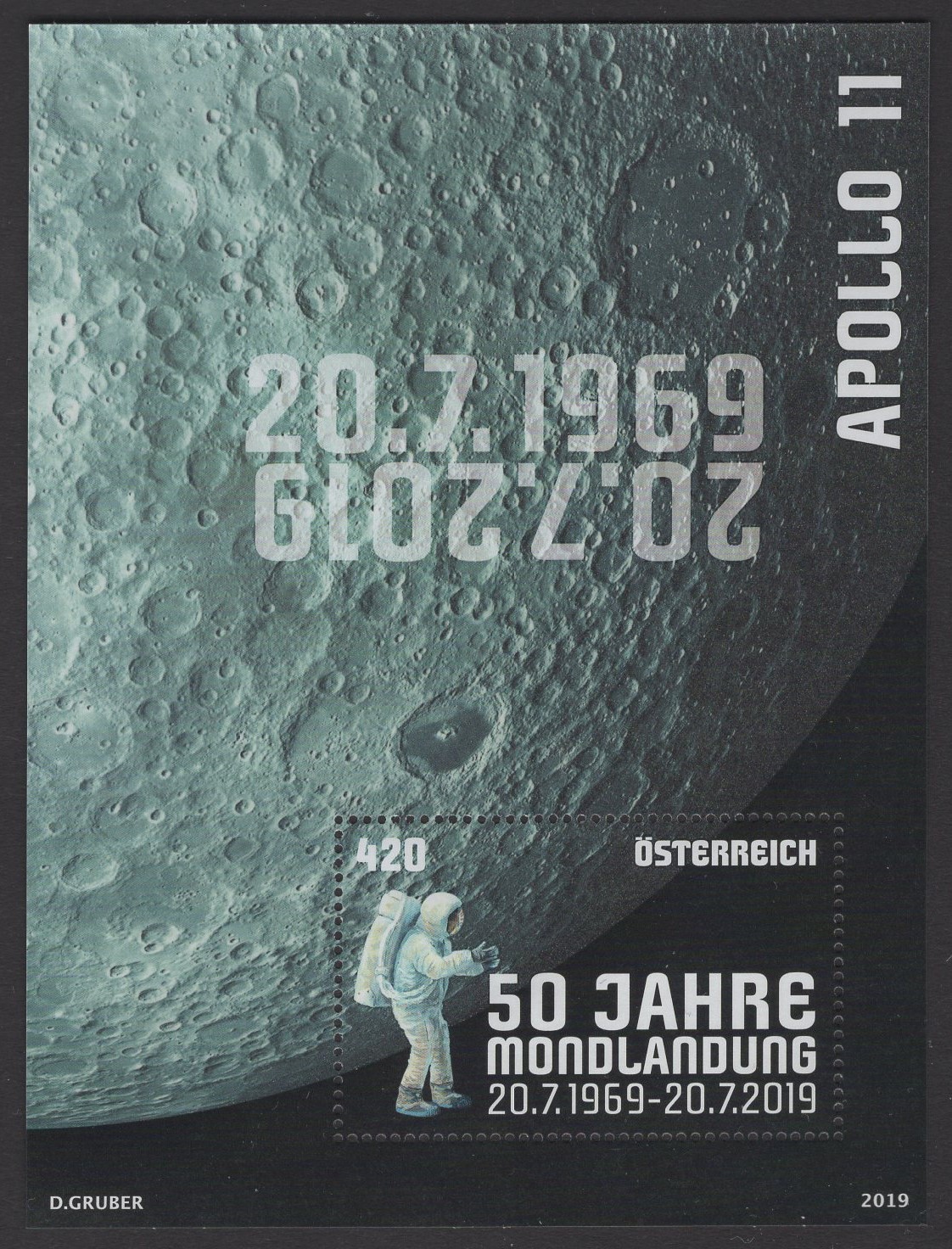 Österreich - Block 106 - postfrisch - Erste bemannte Mondlandung