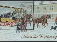 Österreich - Block 107 - postfrisch - Historische Postfahrzeuge