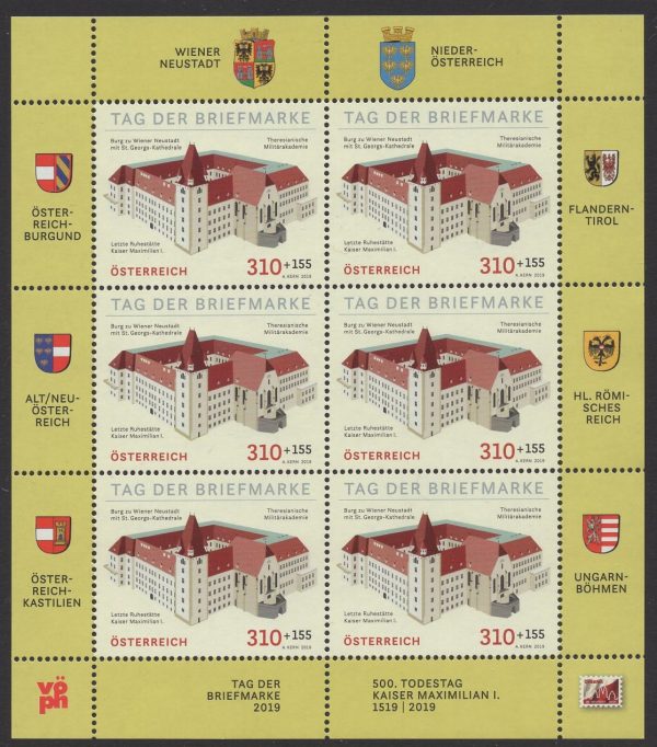 Österr KLBG Tag der Briefmarke 2019 Michel-Nr 3488