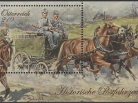 Österreich - Block 117 - postfrisch - Historische Postfahrzeuge