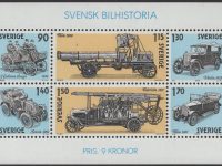 Schweden - postfrisch - Block 08 - Schwedischer Automobilbau 1980