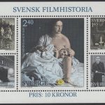 Schweden - postfrisch - Block 09 - Geschichte Schwedischer Film 1983