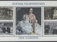 Schweden - postfrisch - Block 09 - Geschichte Schwedischer Film 1983
