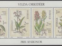 Schweden - postfrisch - Block 10 - Wilde Orchideen 1982