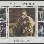 Schweden - postfrisch - Block 11 - Musik in Schweden - postfrisch - 1983