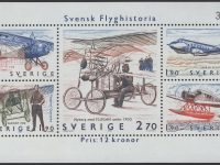 Schweden - postfrisch - Block 12 - Schwedische Luftfahrt 1984