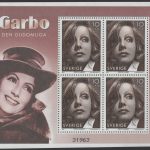 Schweden - postfrisch - Block 20 - Greta Garbo 2005
