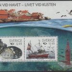 Schweden - postfrisch - Block 34 - Norden- Leben am Meer