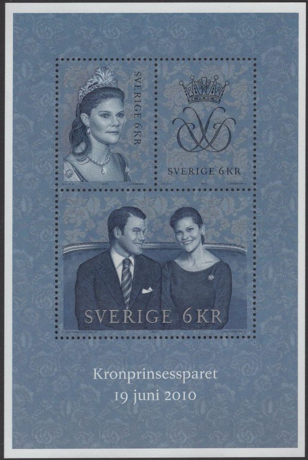 Schweden - postfrisch - Block 35 - Hochzeit Victoria 2010