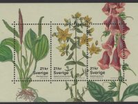 Schweden - postfrisch - Block 55 - Heilpflanzen 2017