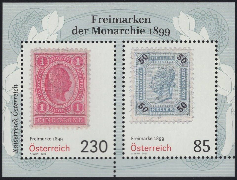 Österreich - Block 121 - postfrisch - Klassische Briefmarken 1899