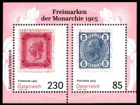Österreich - Block 127 - postfrisch- Klassische Freimarken 1905