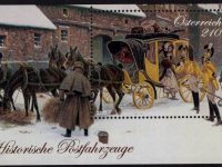Österreich - Block 131 - postfrisch - Historische Postfahrzeuge