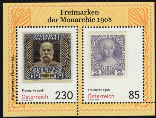 Österreich - Block 132 - postfrisch - Mi-Nr.: 3636-3637 - Klassische Briefmarken