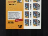 Bund - Folienblätter - postfrisch - FBL 138 II - Mi.-Nr.3866 - Welt der Briefe, Flaschenpost, Druck Bagel