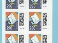 Bund - Folienblätter - postfrisch - FBL 145 - Mi.-Nr.3884 - Welt der Briefe Surverin mit Randziffern rechts, Druck Bagel